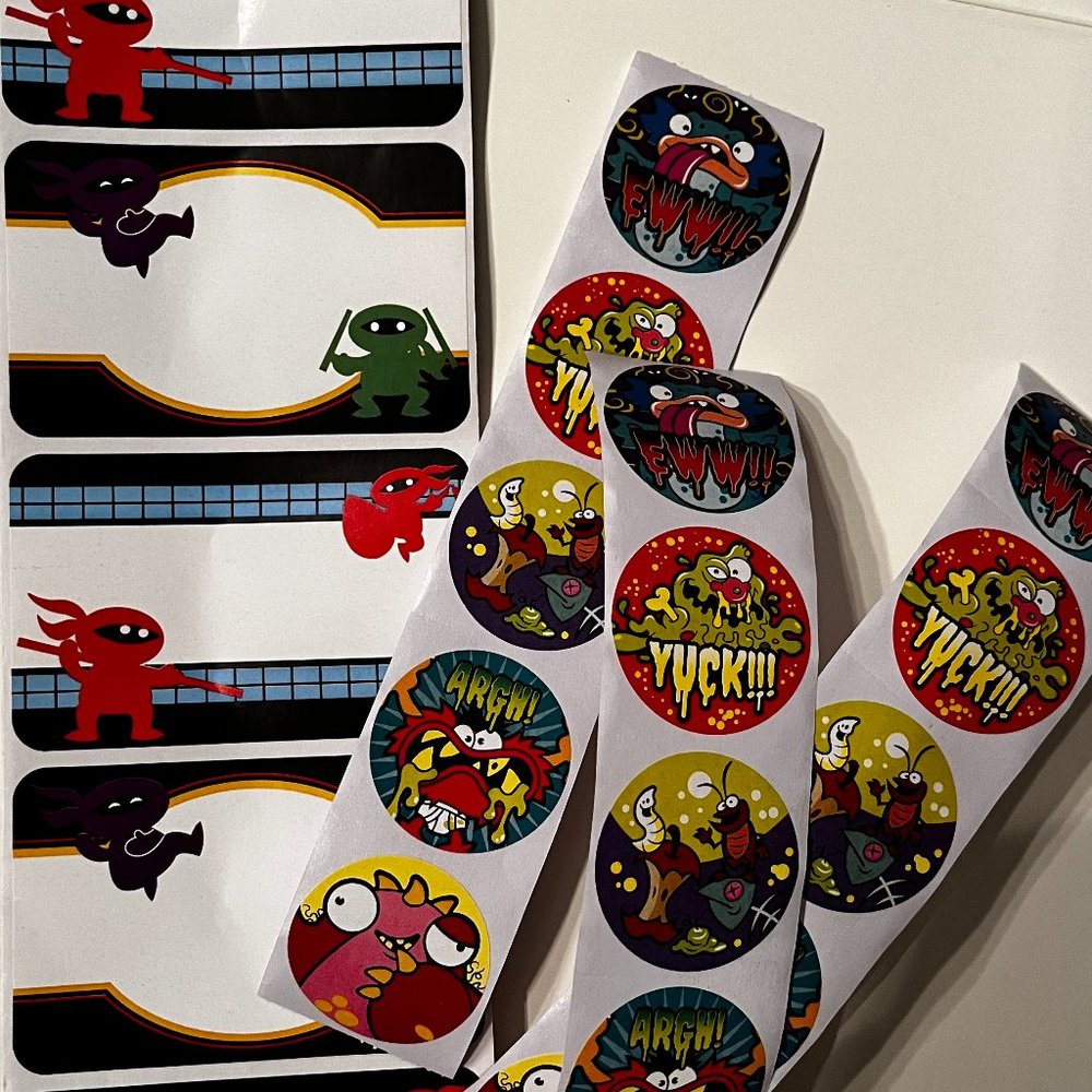 Stickers! (Ninjas and Gross!) (new)